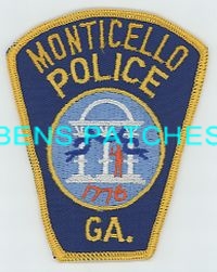 GEORGIA,MONTICELLO POLICE 3